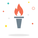Illustration of a torch